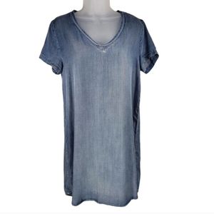 Velvet Heart Chambray Shift Dress XS